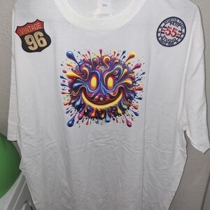 Colorful Smiley Face Kids T-Shirt